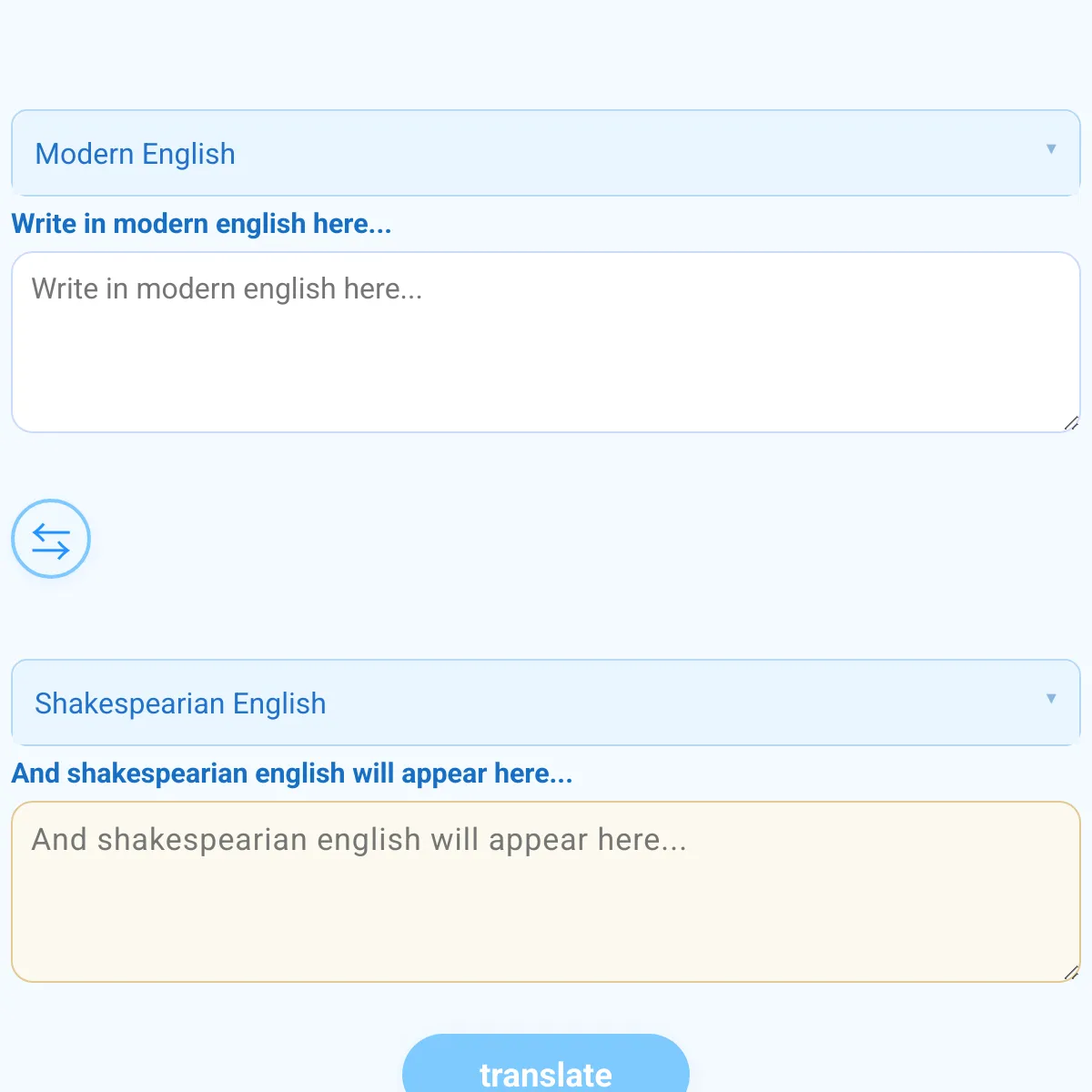 the project is loading