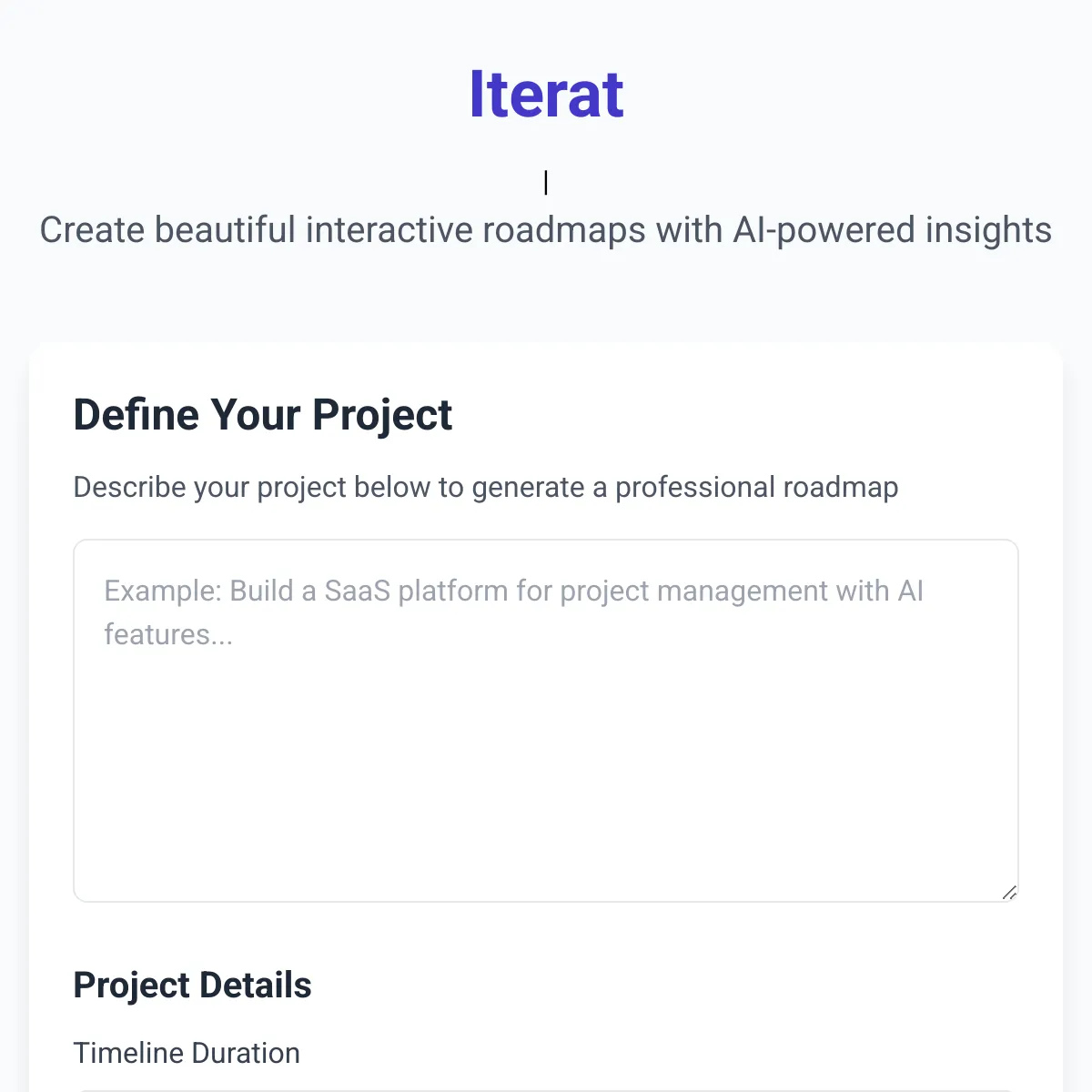 the project is loading
