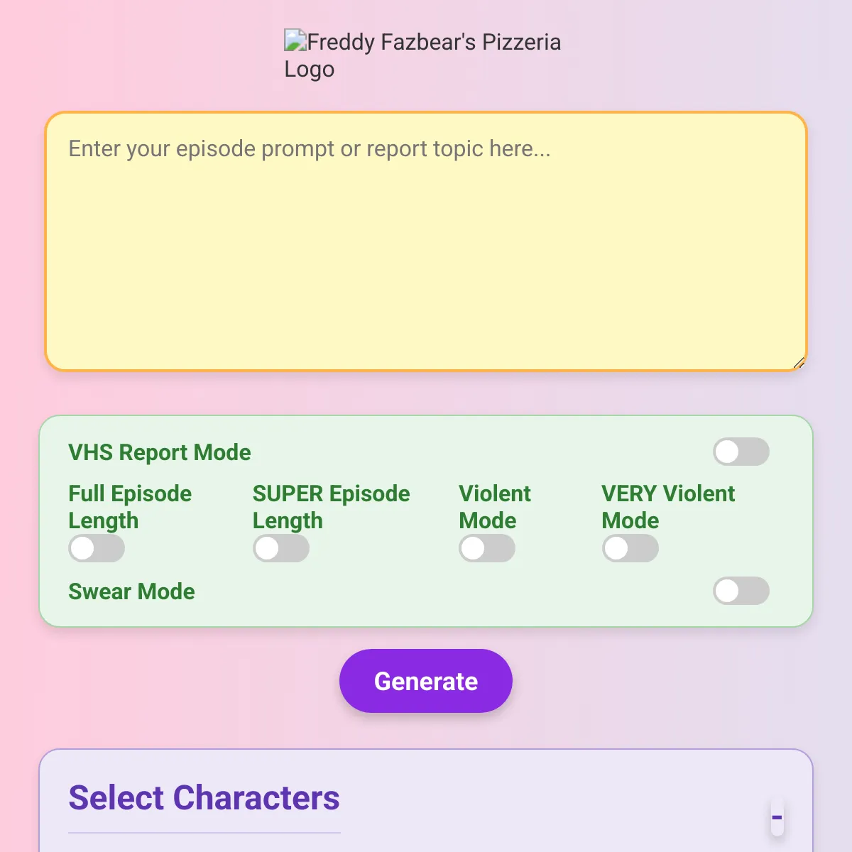 the project is loading