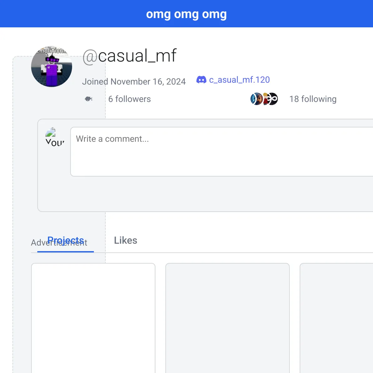 the project is loading