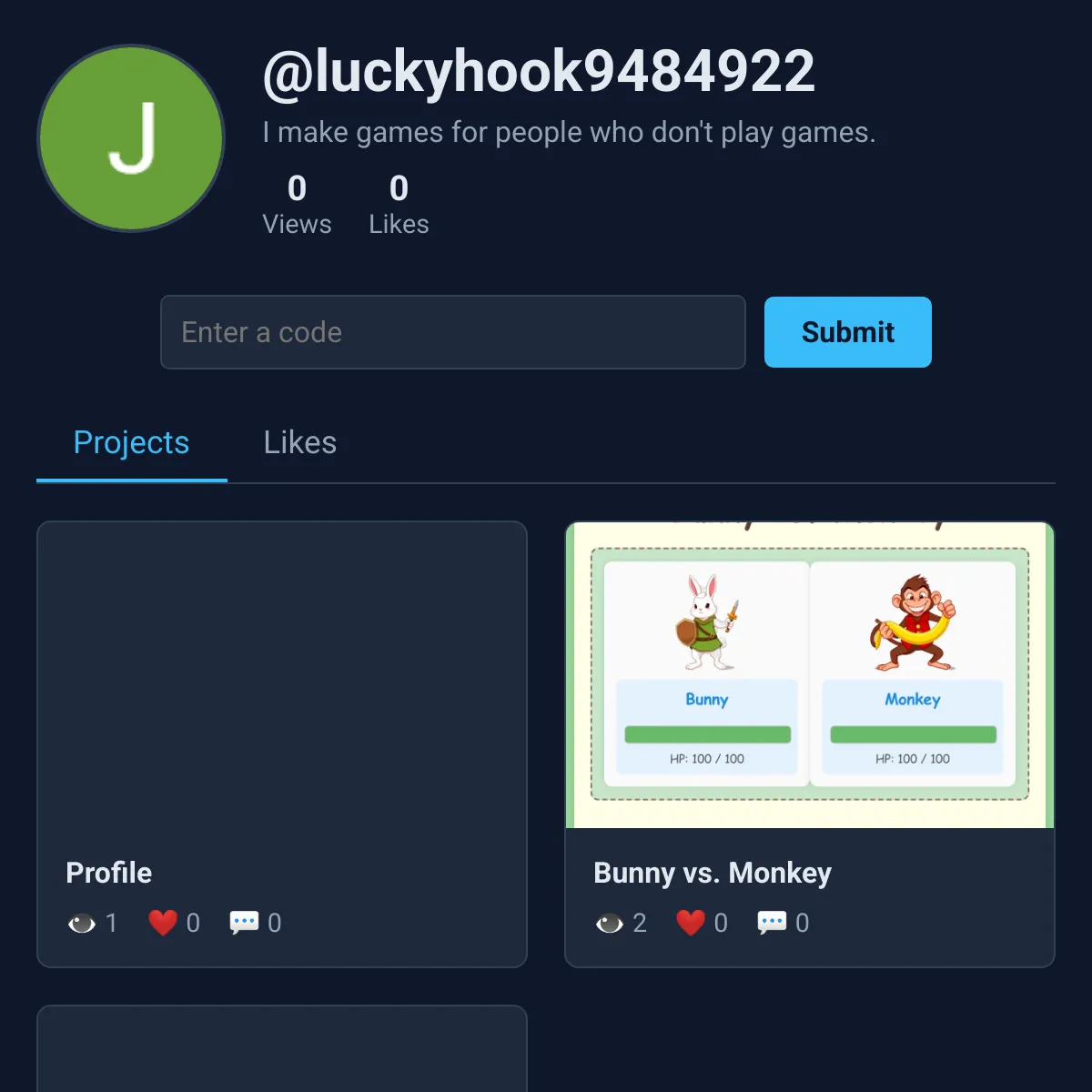 the project is loading