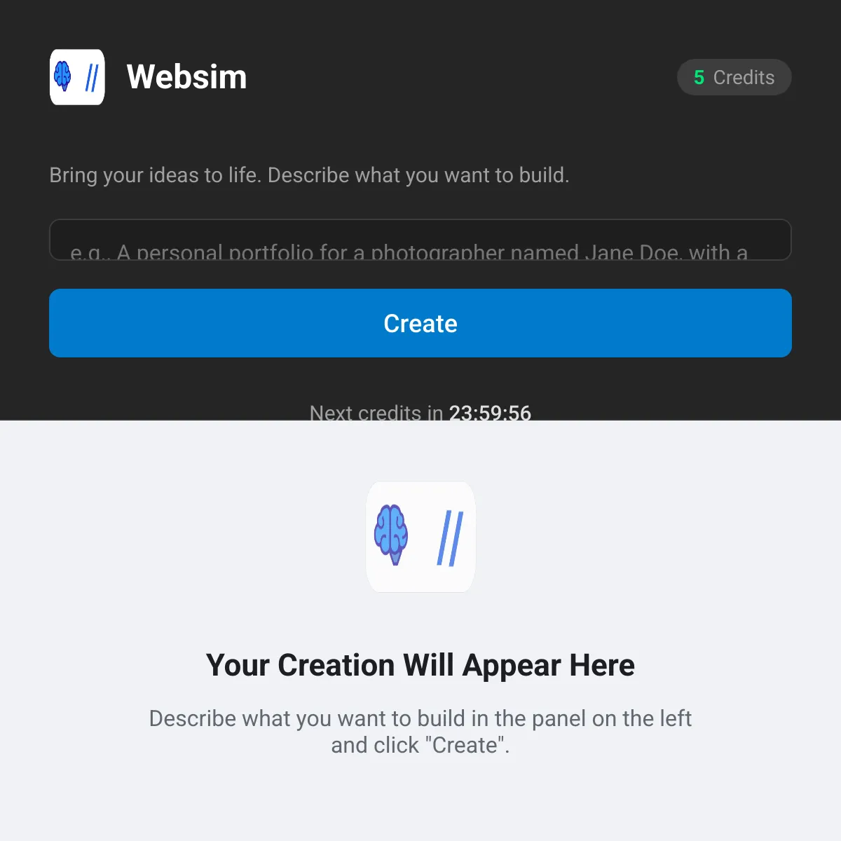 the project is loading