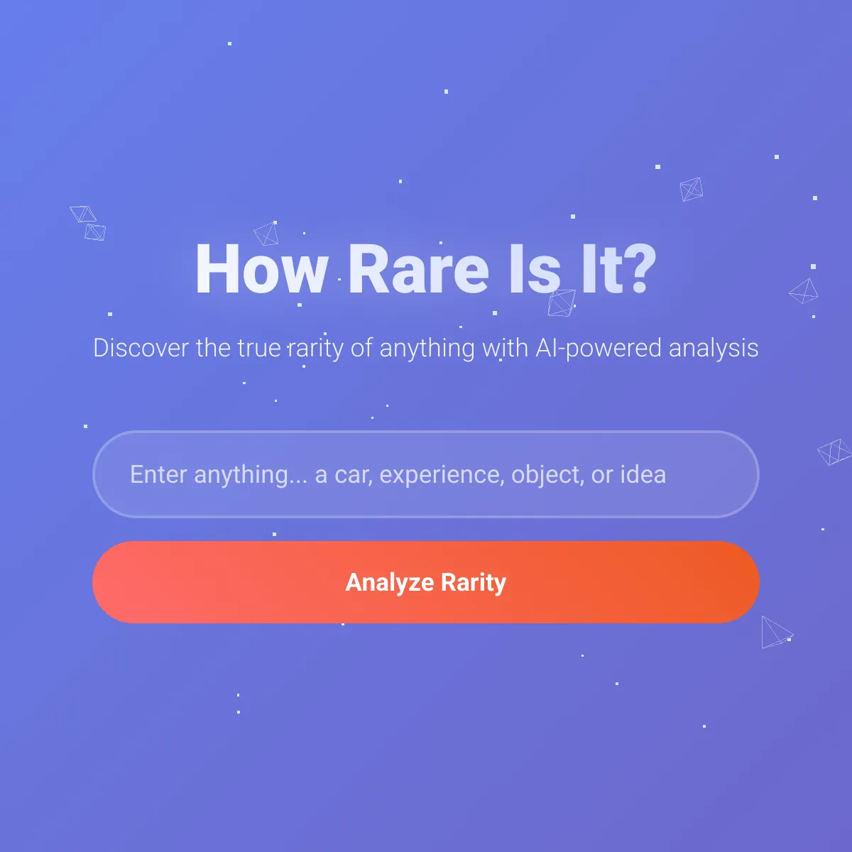 How Rare Is It? - AI-Powered Rarity Rankings