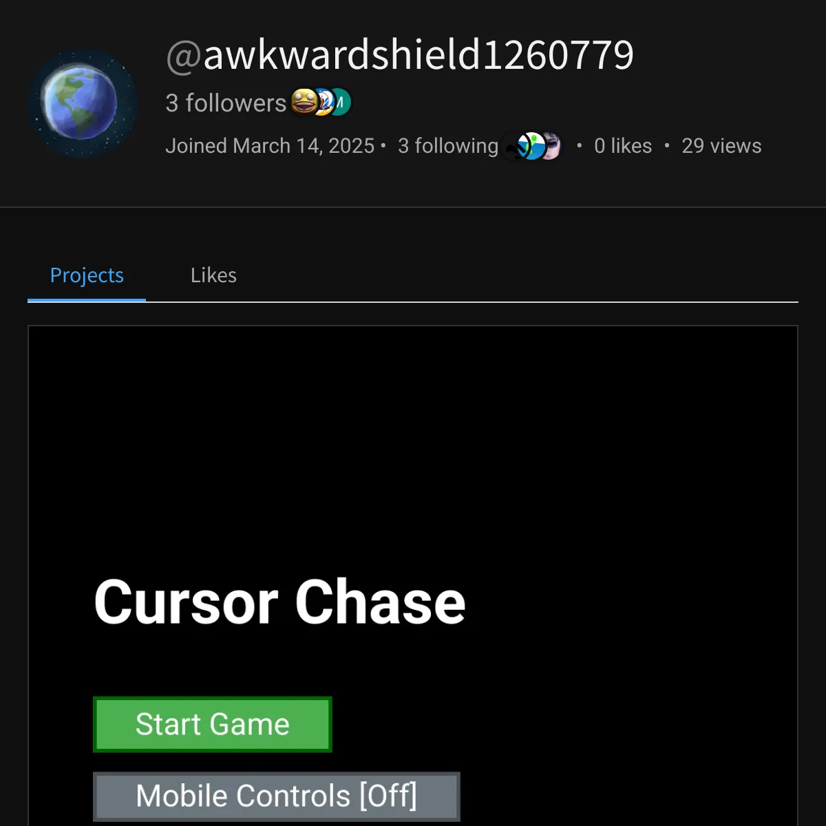 the project is loading