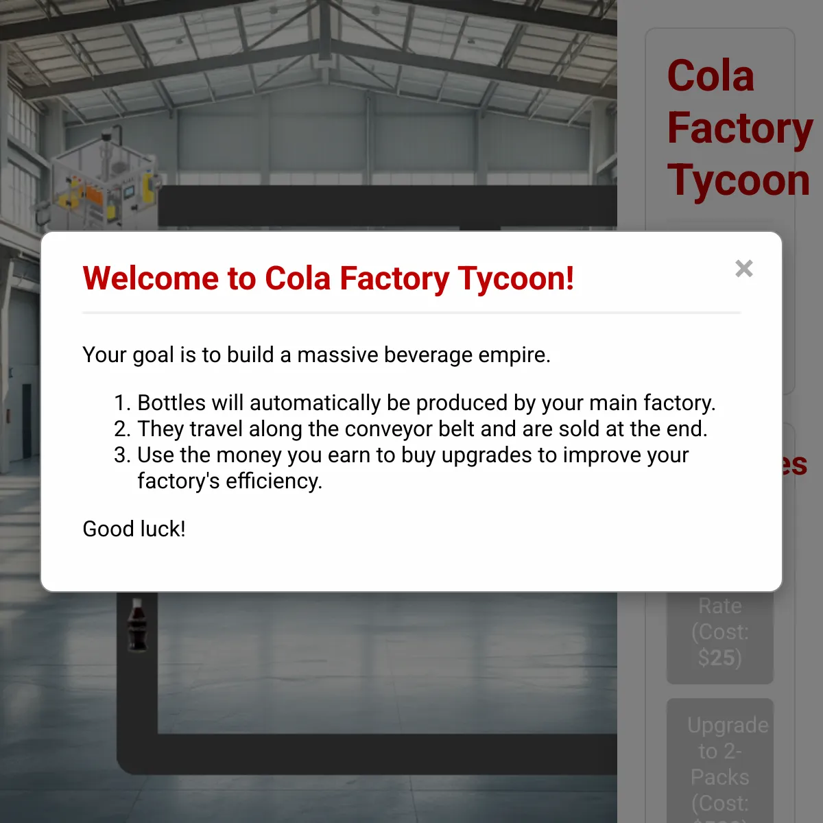 Cola Factory Tycoon