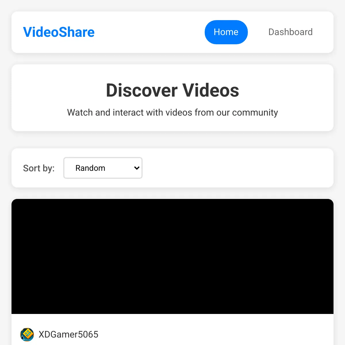 the project is loading