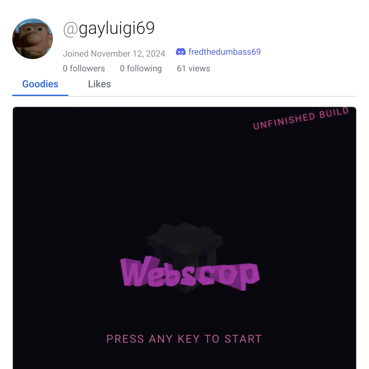 the project is loading