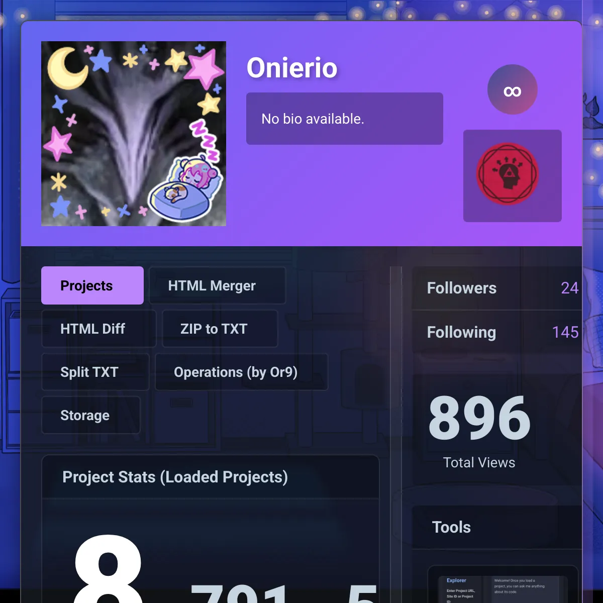 the project is loading