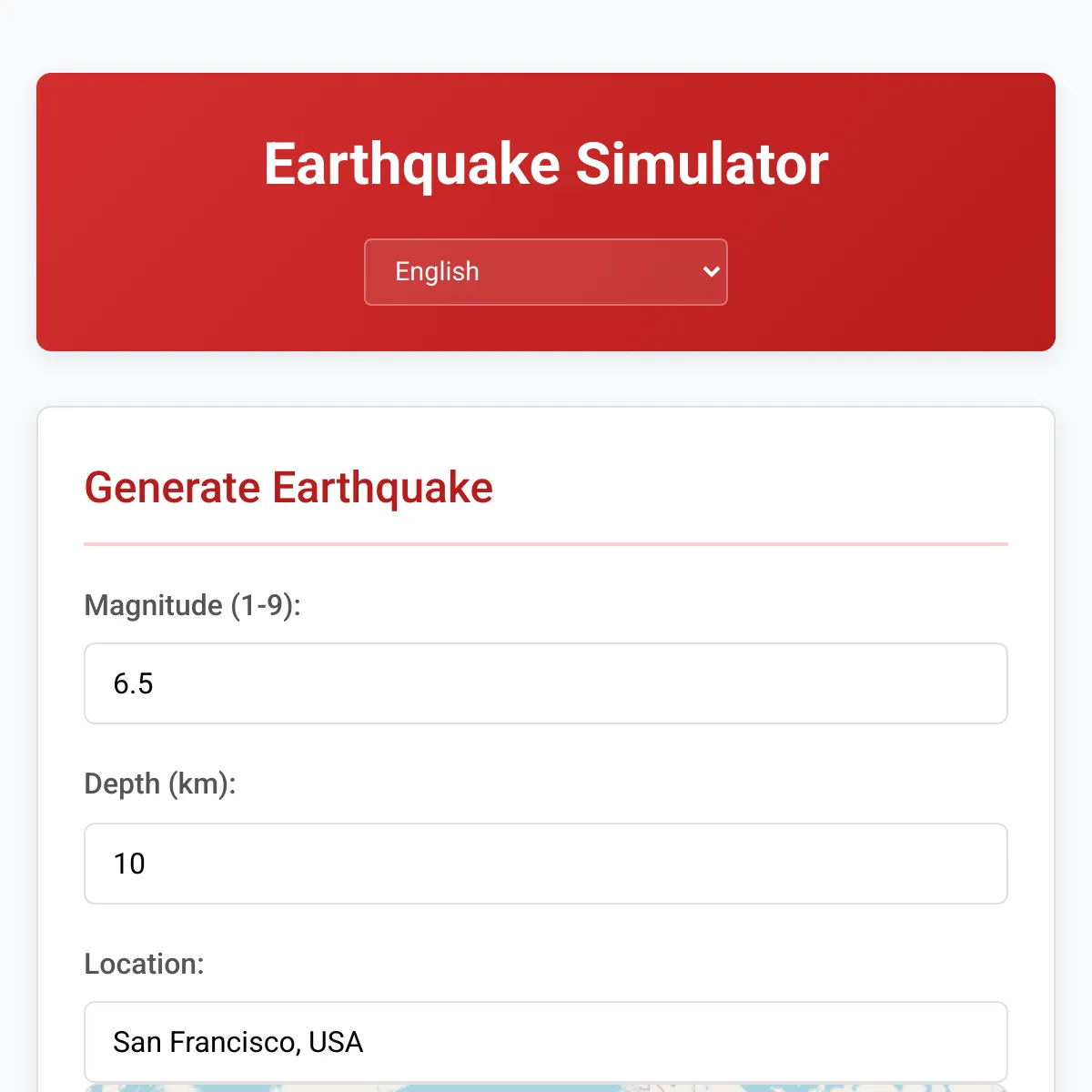 the project is loading