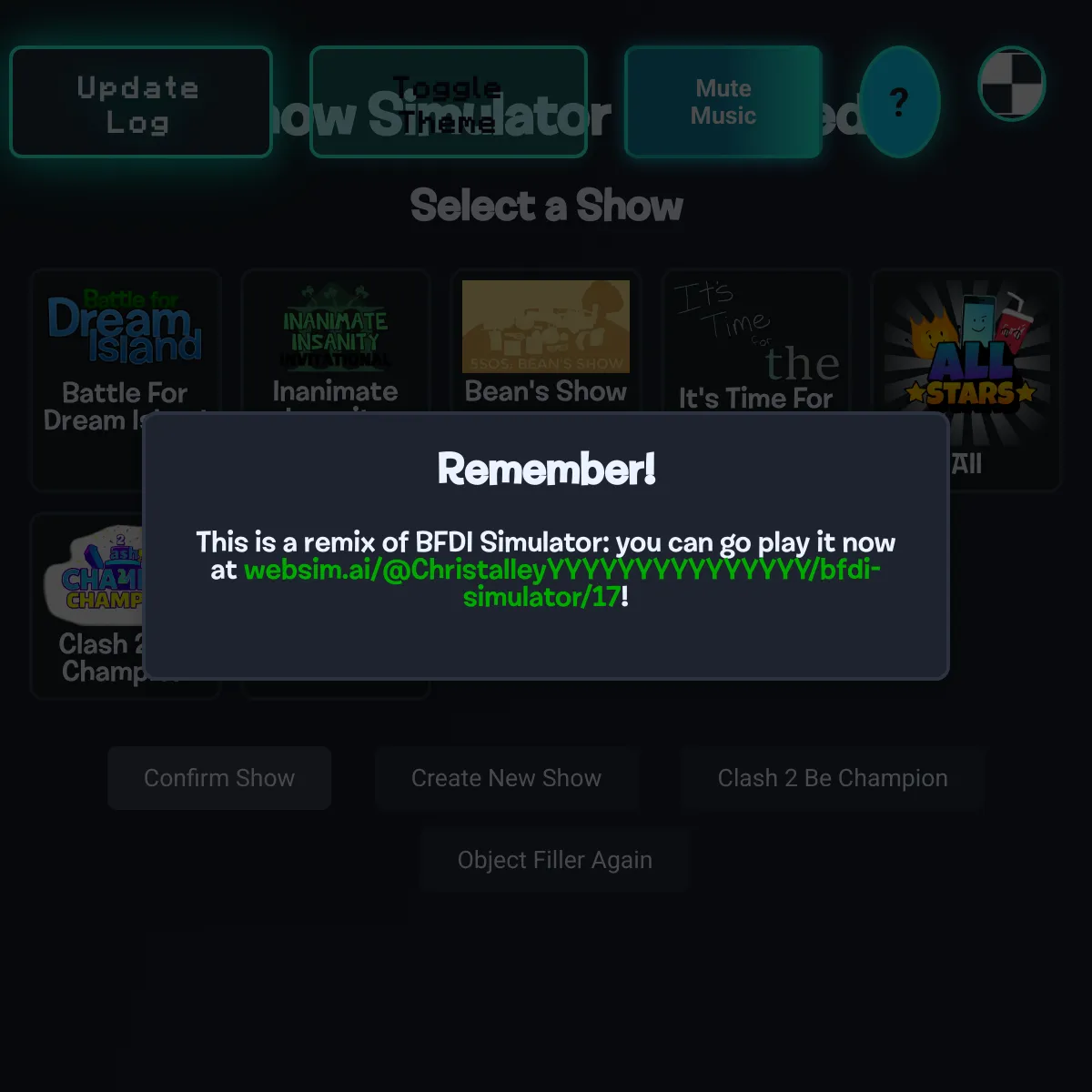 the project is loading