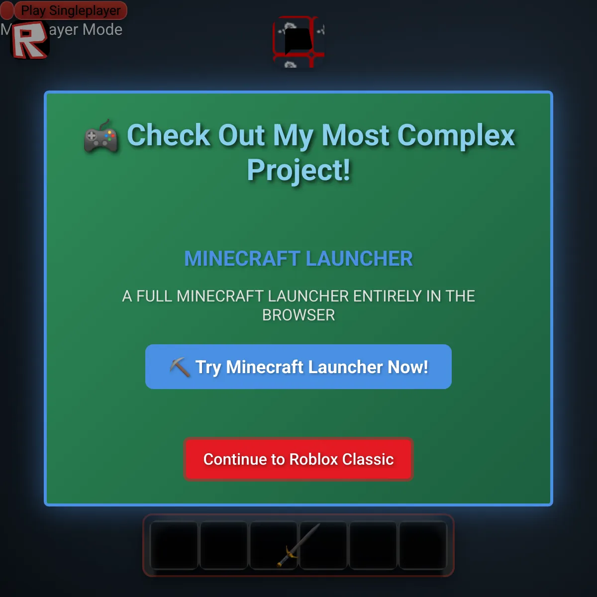 the project is loading