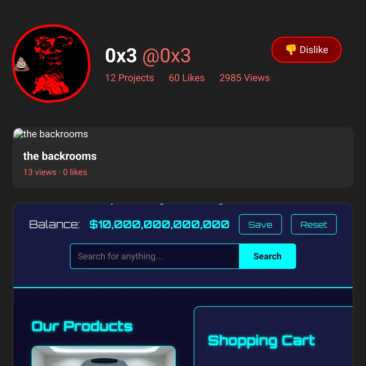 the project is loading
