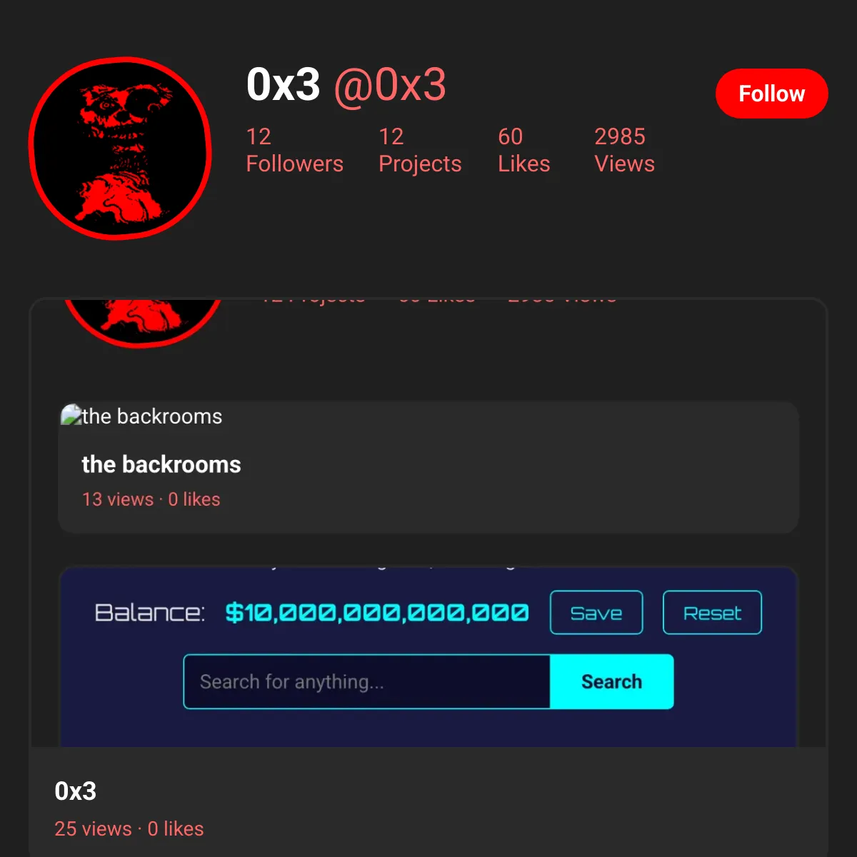 the project is loading