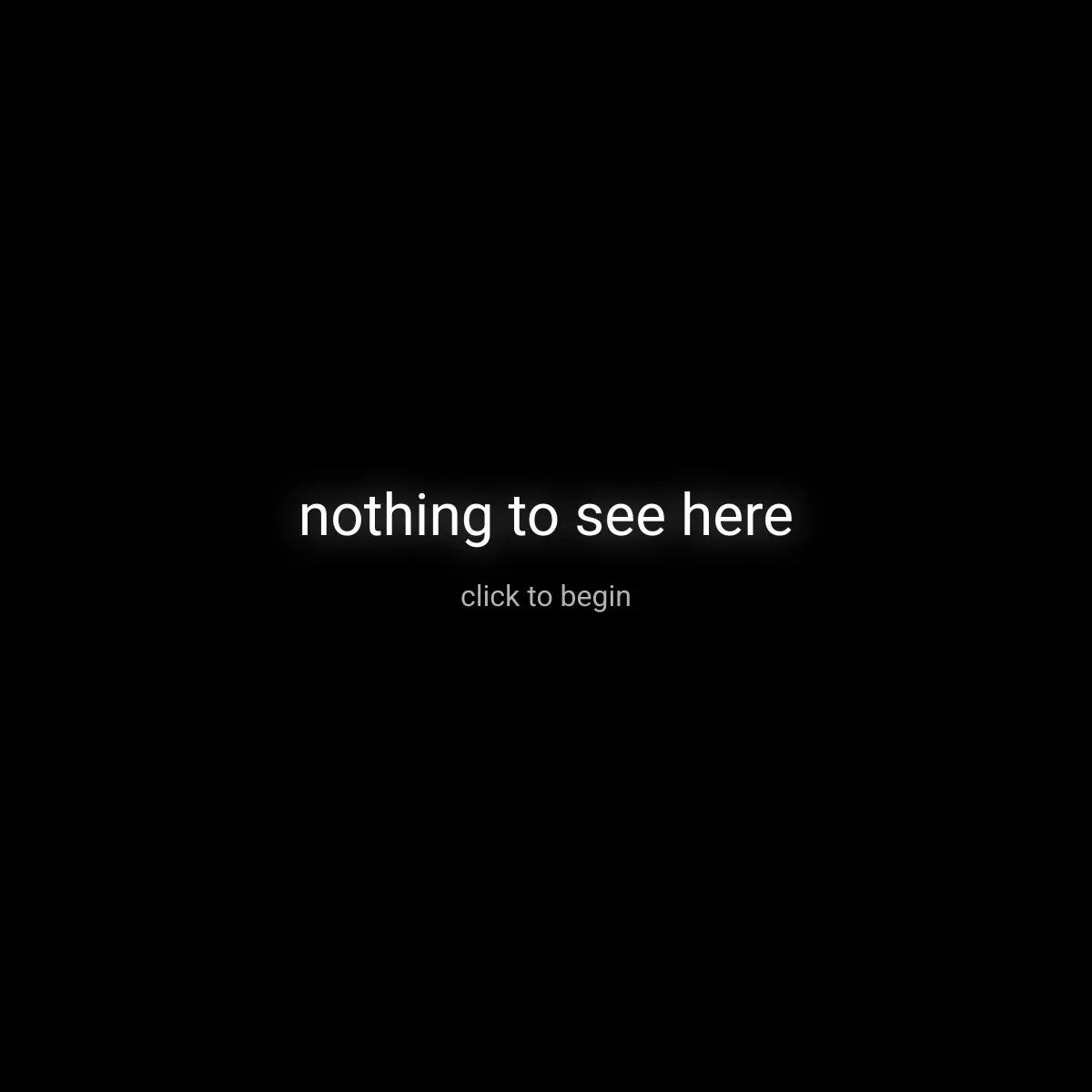 nothing to see here