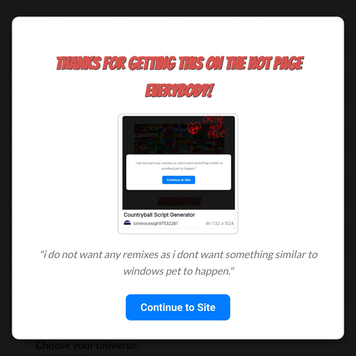 Countryball Script Generator