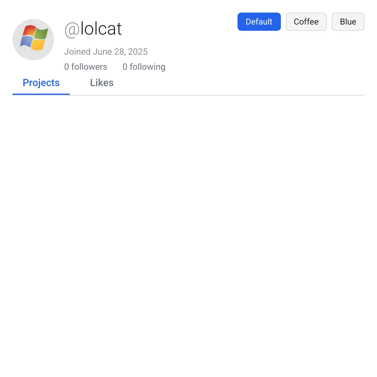 the project is loading