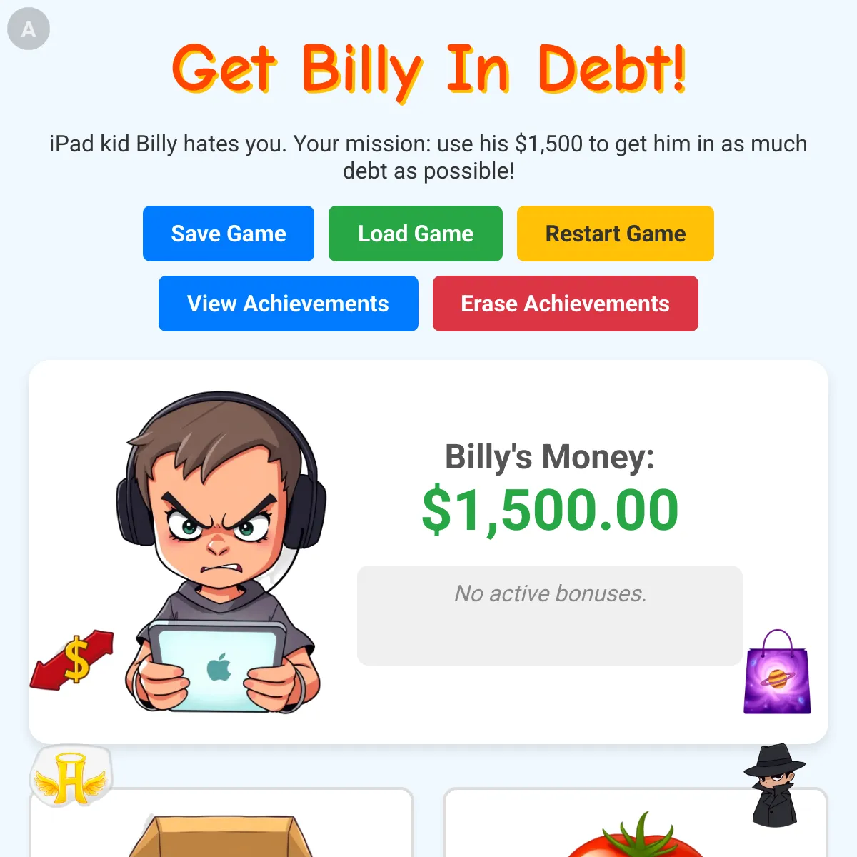 Get Billy In Debt [Autosaving!!!]
