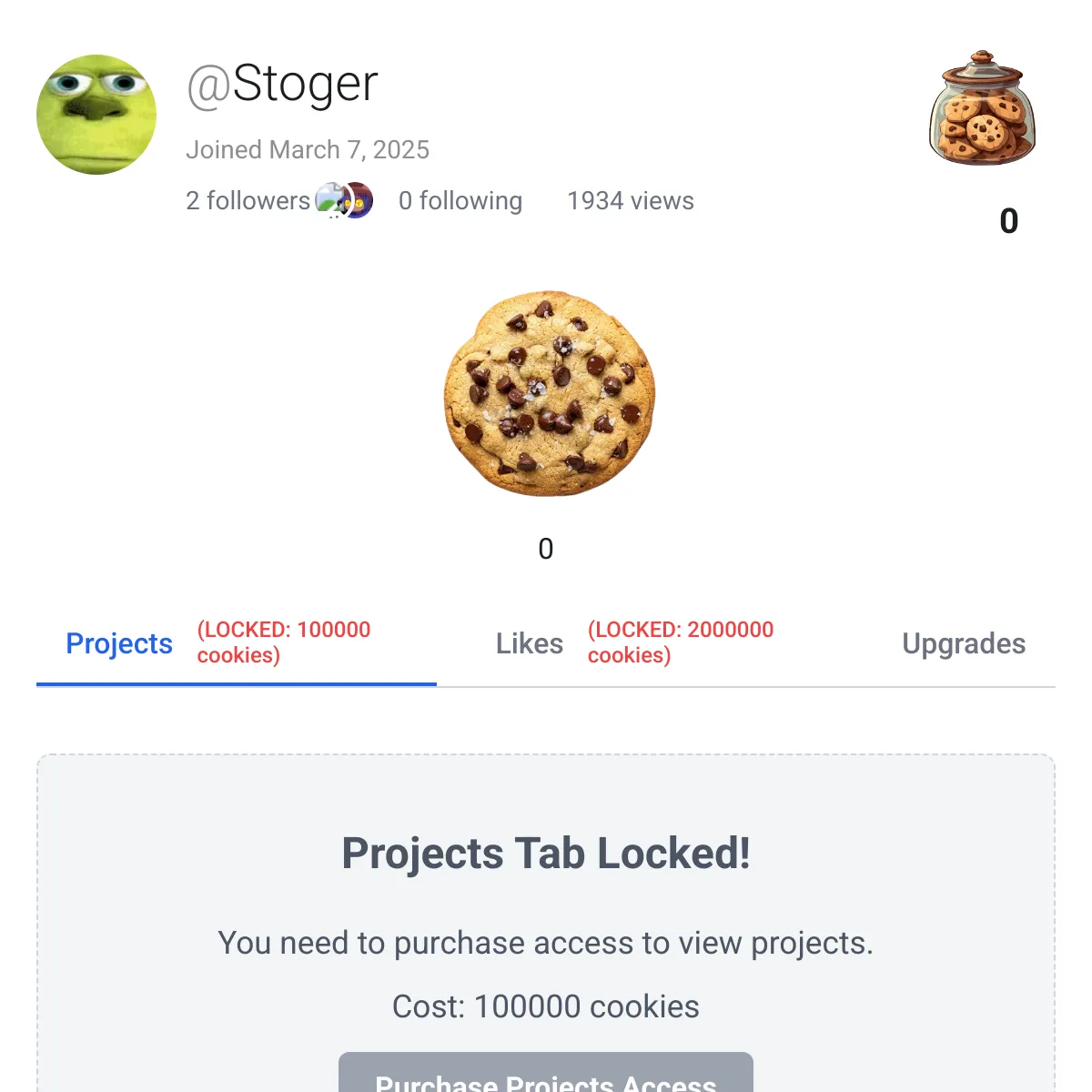 the project is loading
