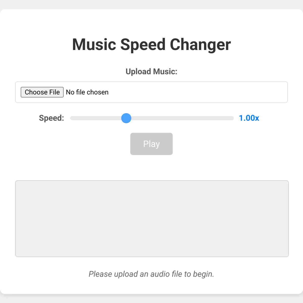 the project is loading
