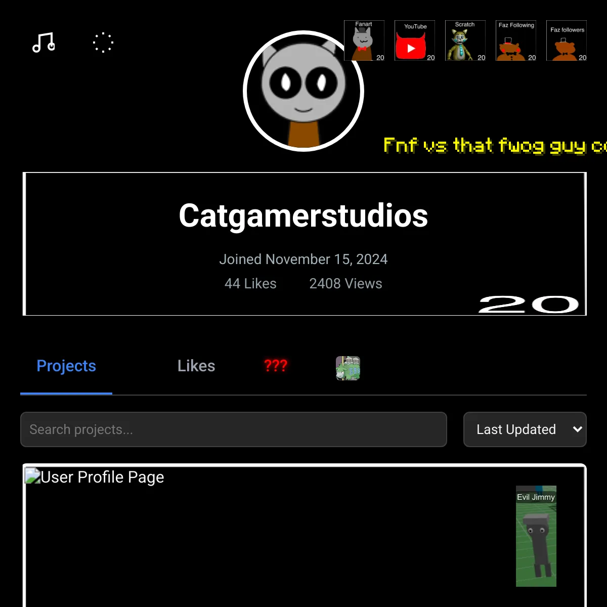 the project is loading