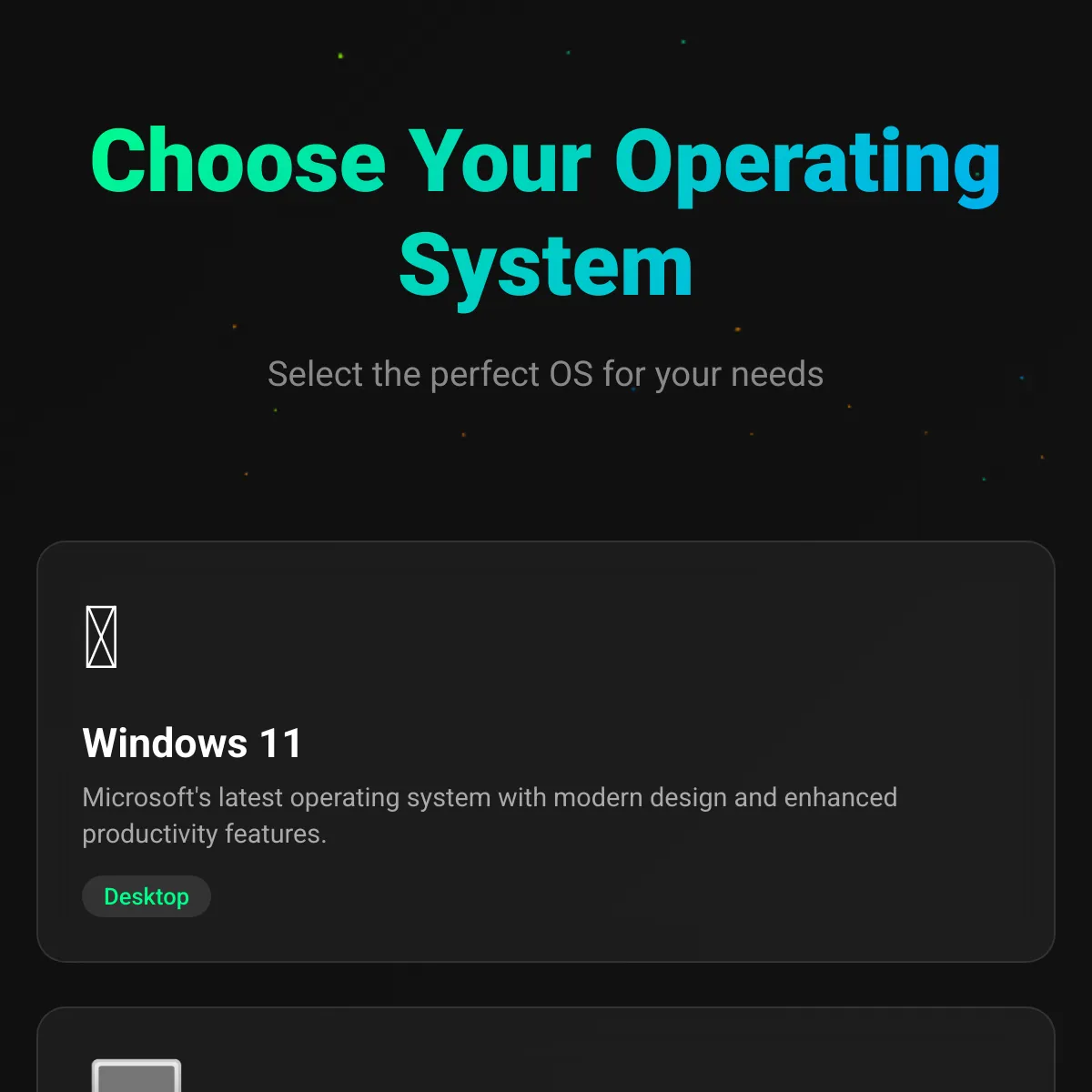 the project is loading