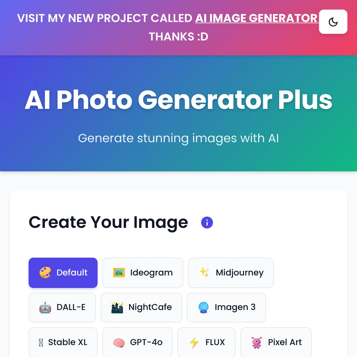 AI Photo Generator Plus
