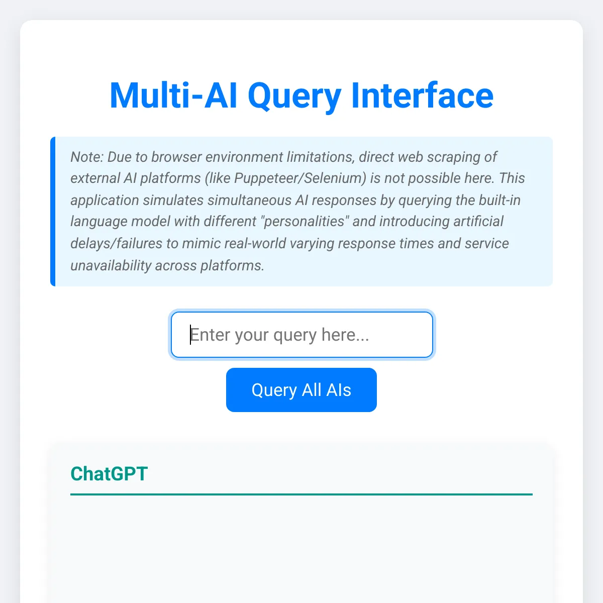 the project is loading