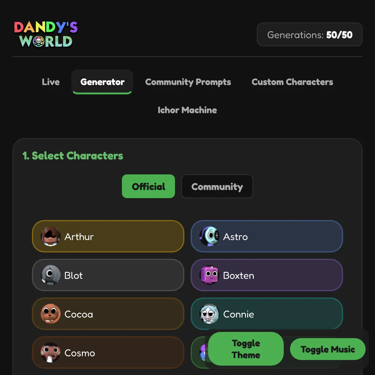 the project is loading