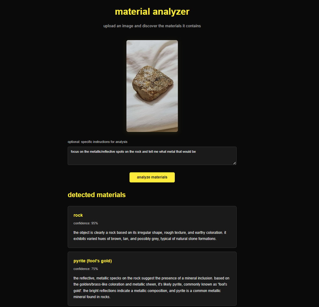 material analyzer