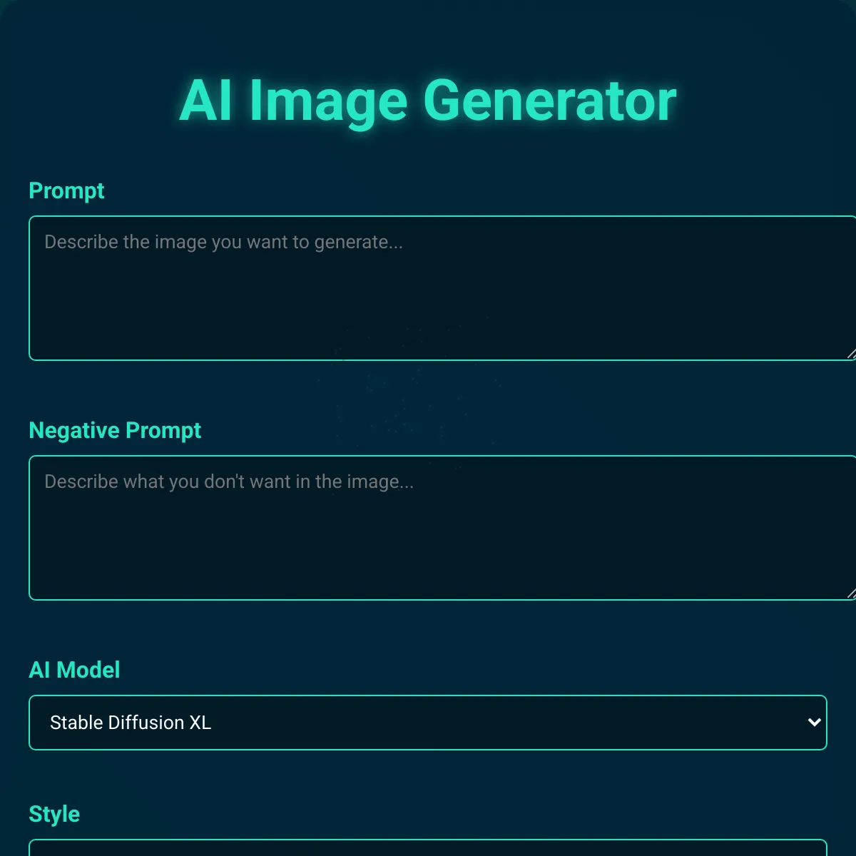 AI Photo Generator