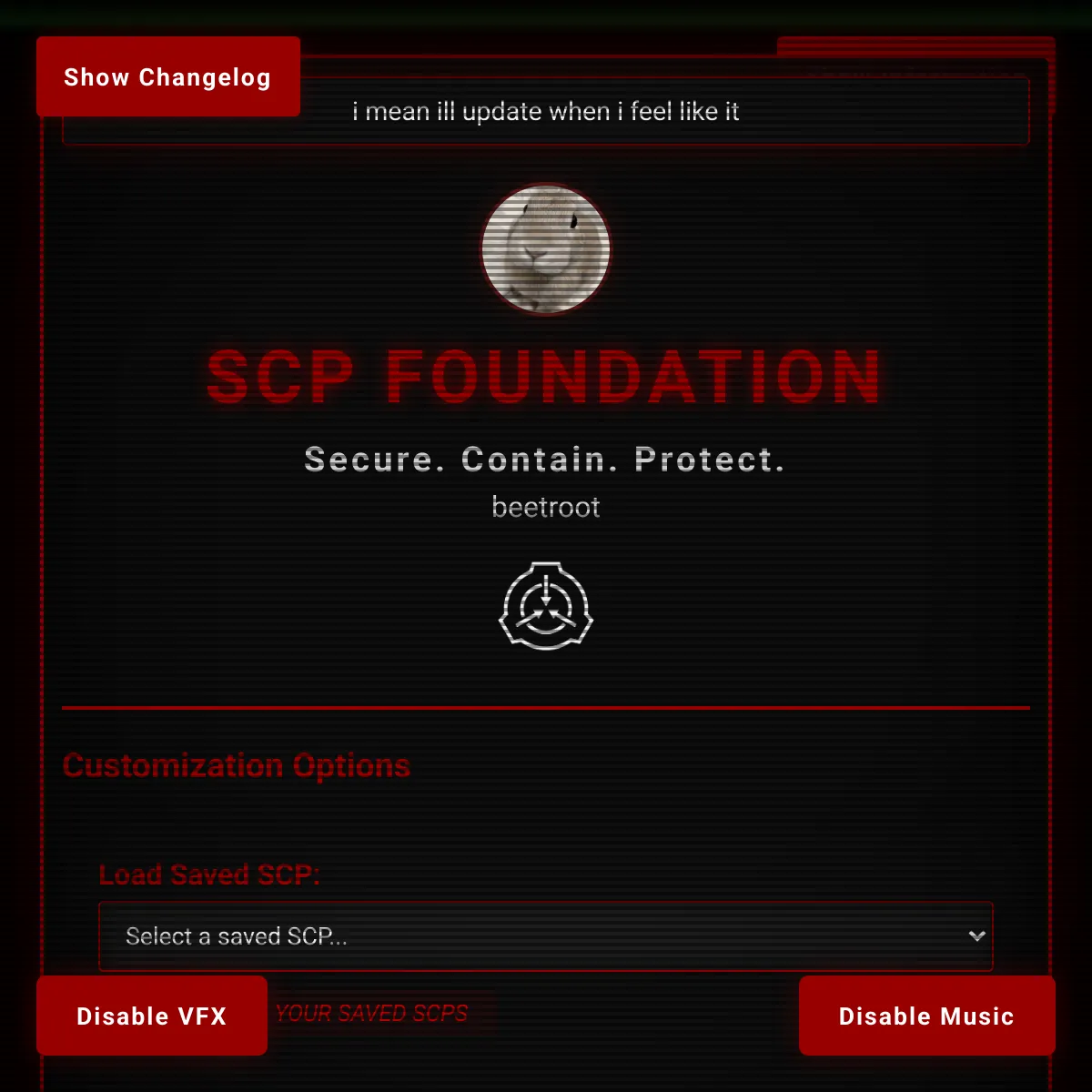 the project is loading