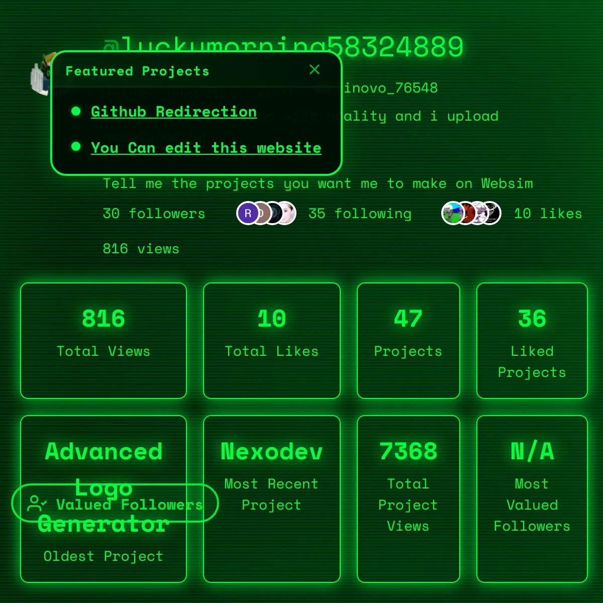 the project is loading