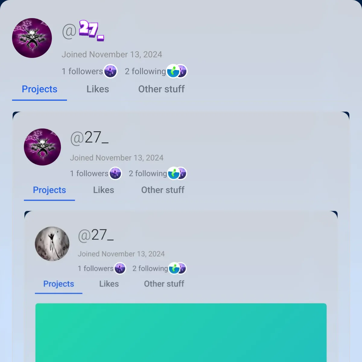 the project is loading