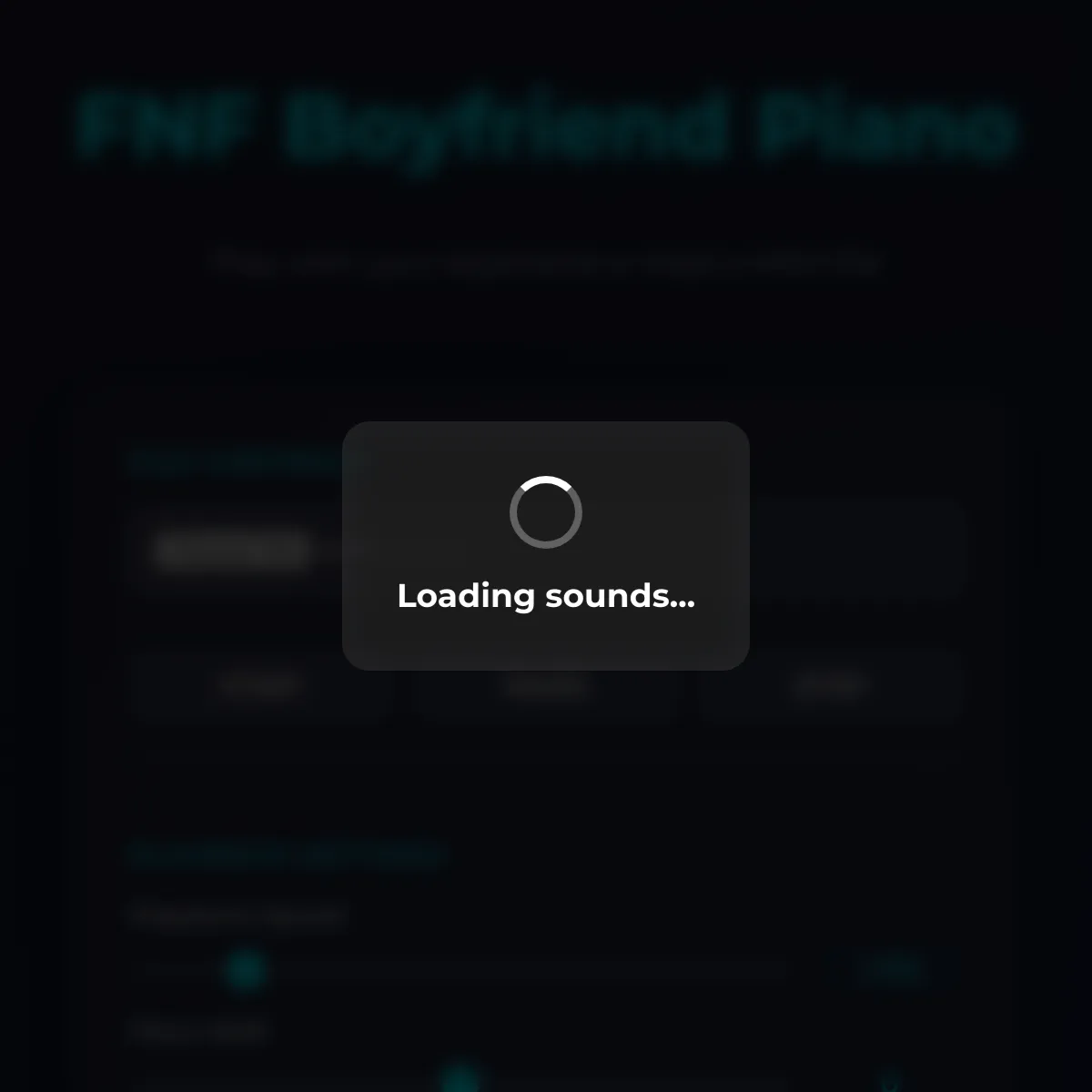 the project is loading