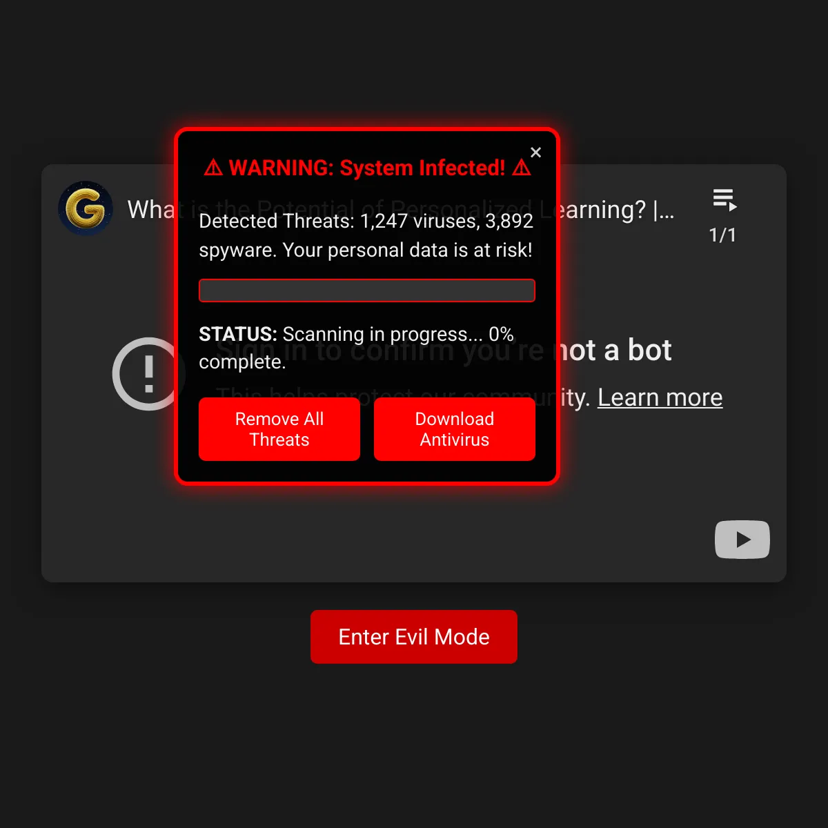 the project is loading