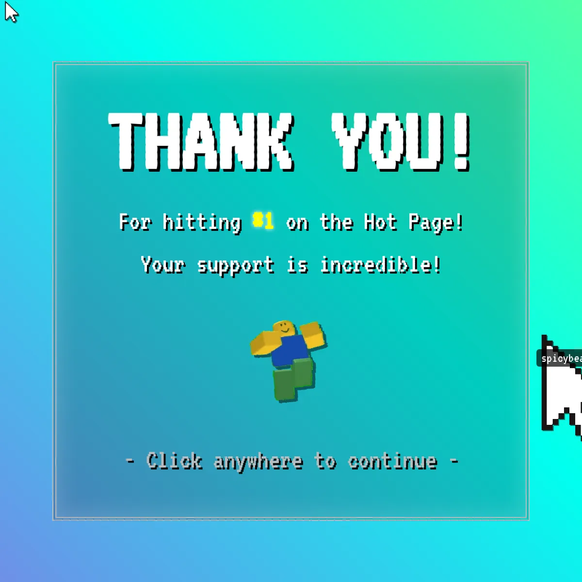 the project is loading