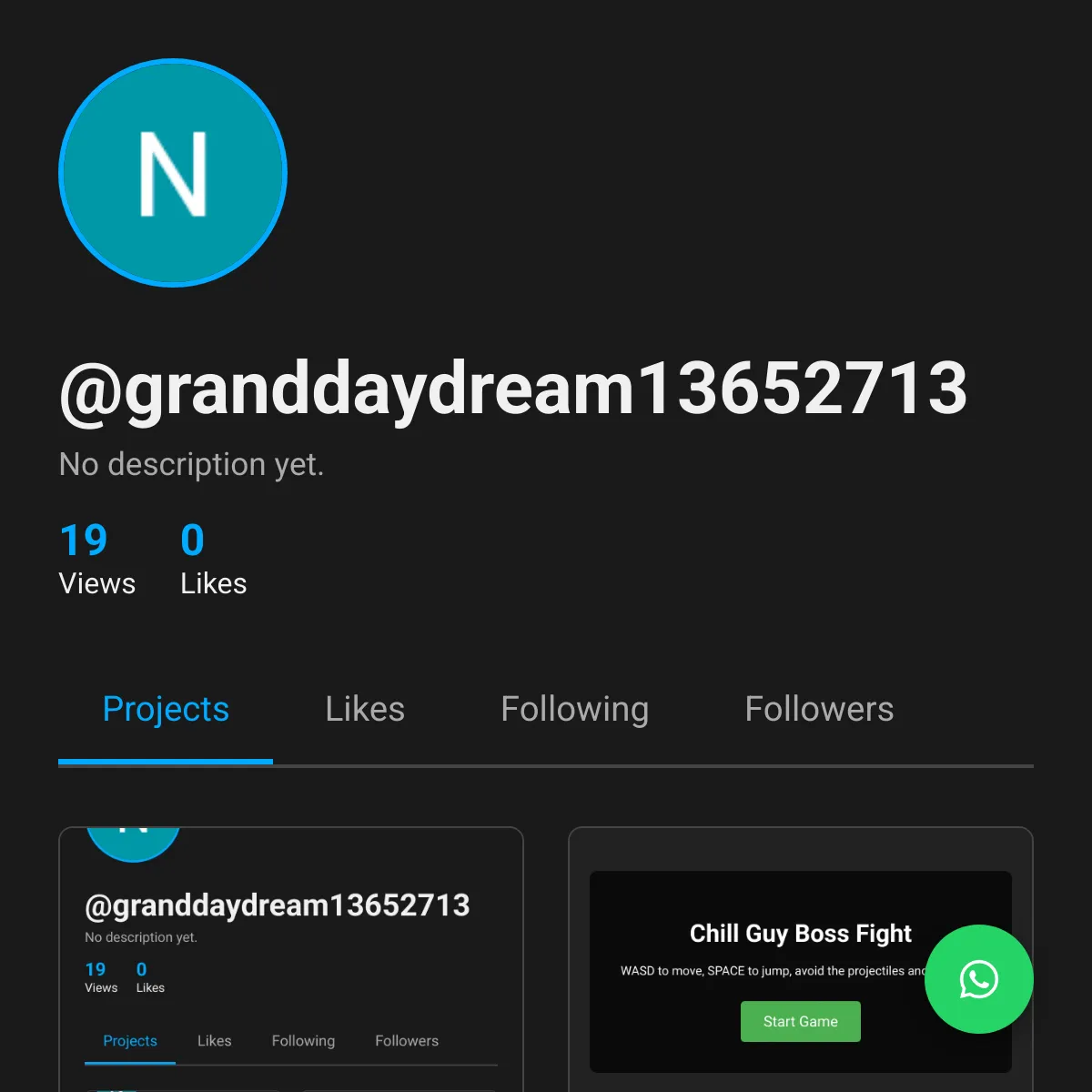 the project is loading