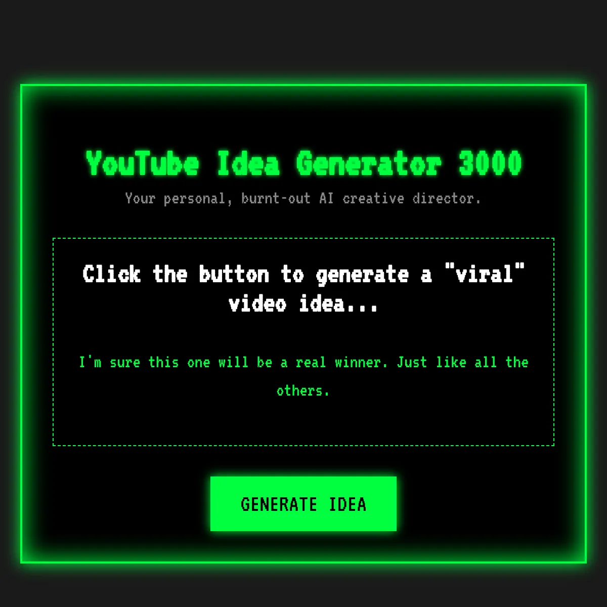 the project is loading