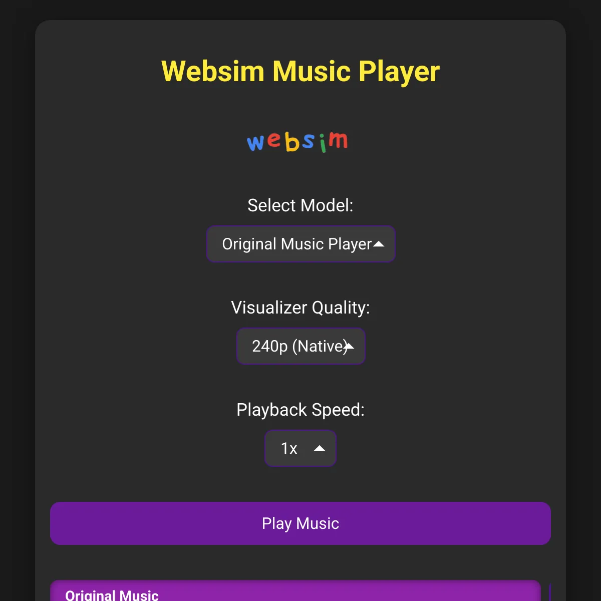the project is loading