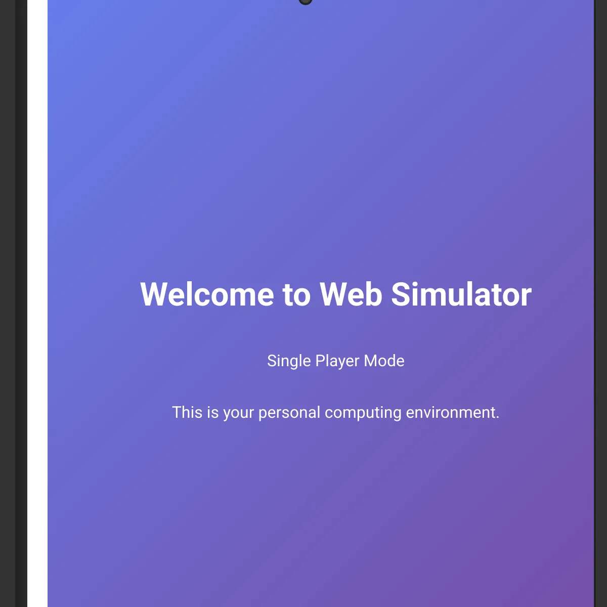 the project is loading