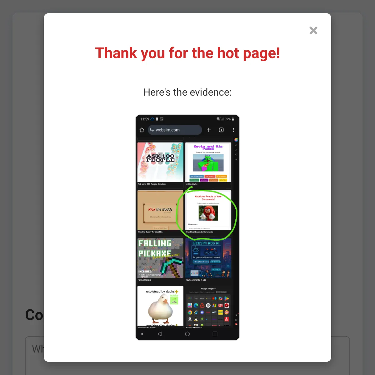 the project is loading