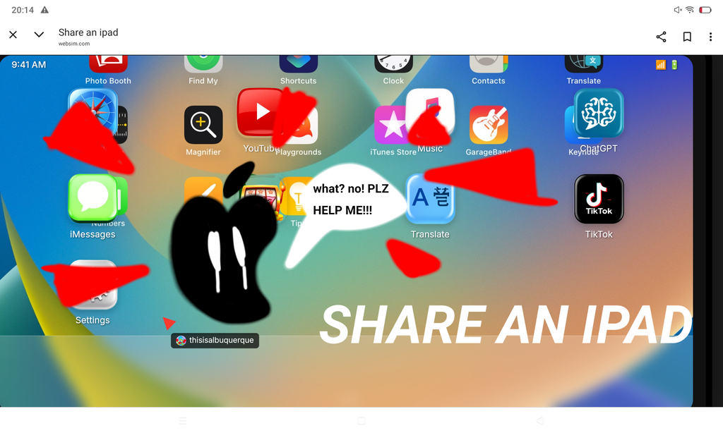 Share an ipad