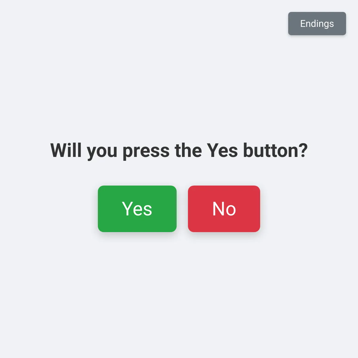 Yes No Buttons