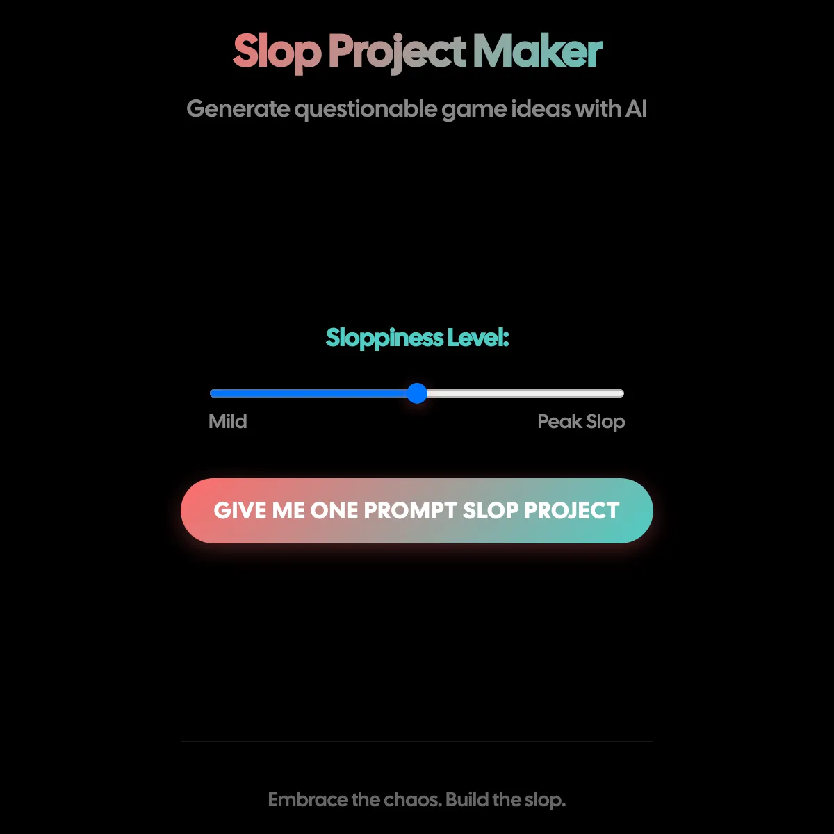 the project is loading
