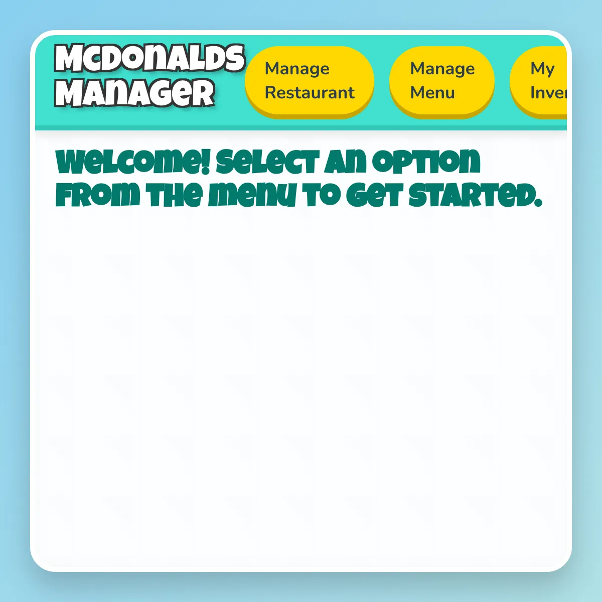 the project is loading