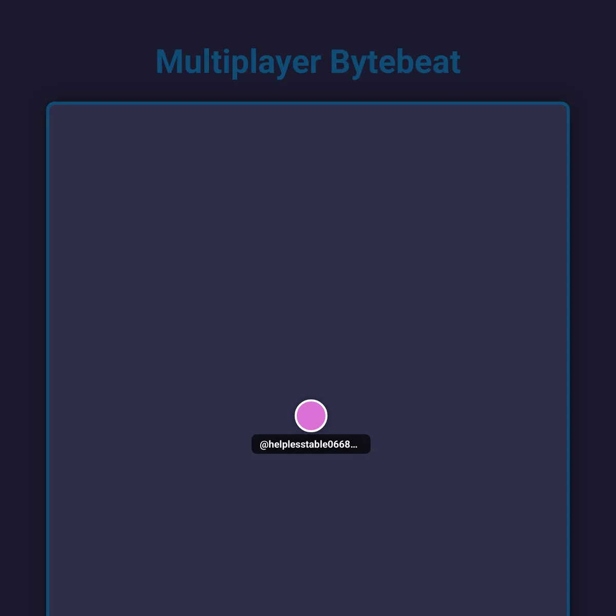 Multiplayer Bytebeat