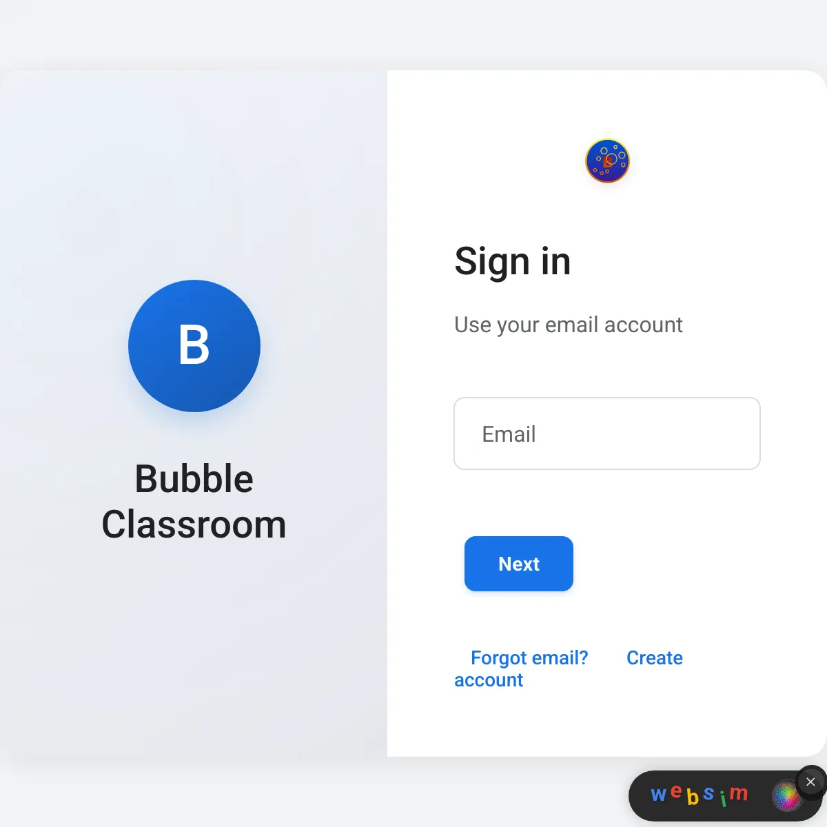 the project is loading