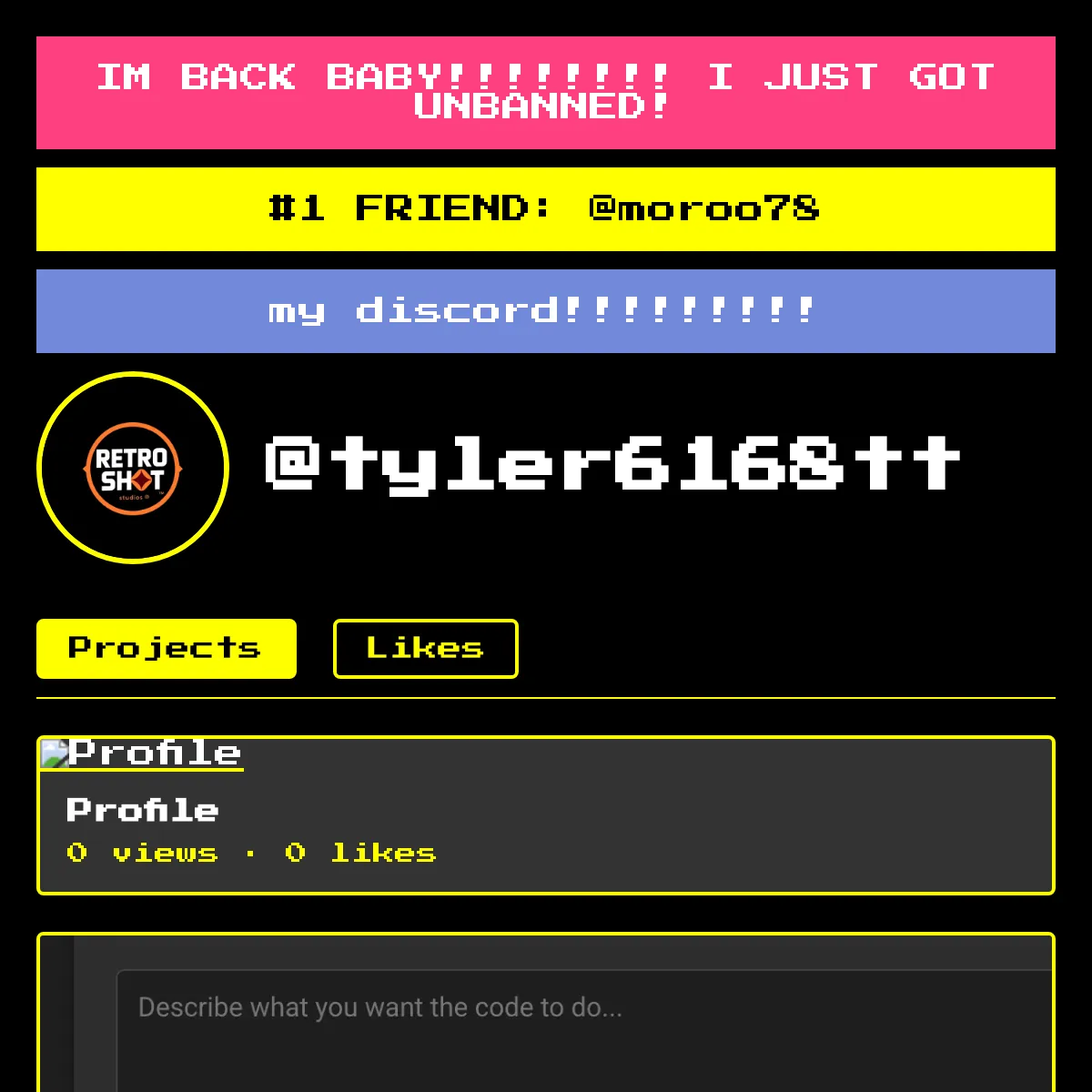 the project is loading