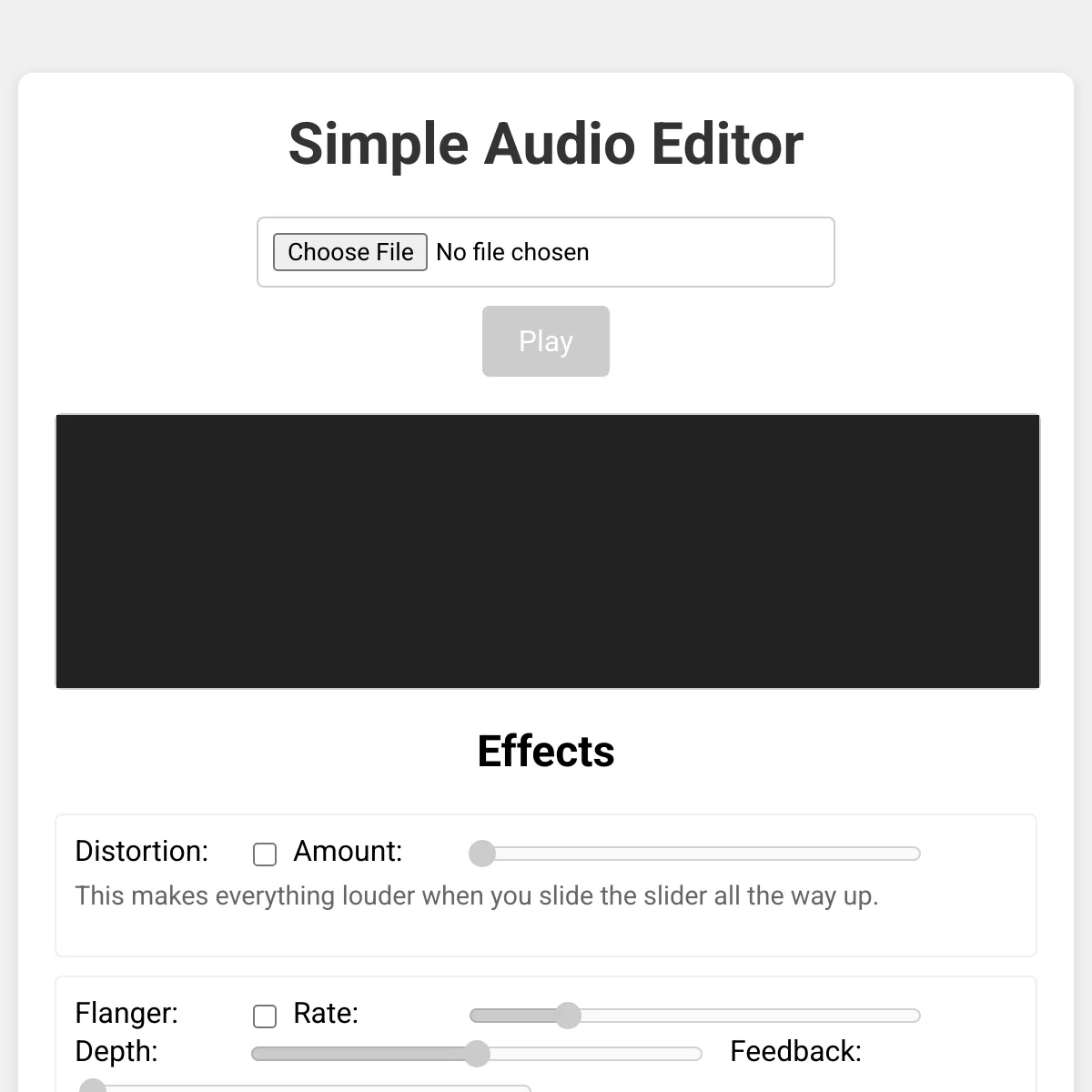 the project is loading