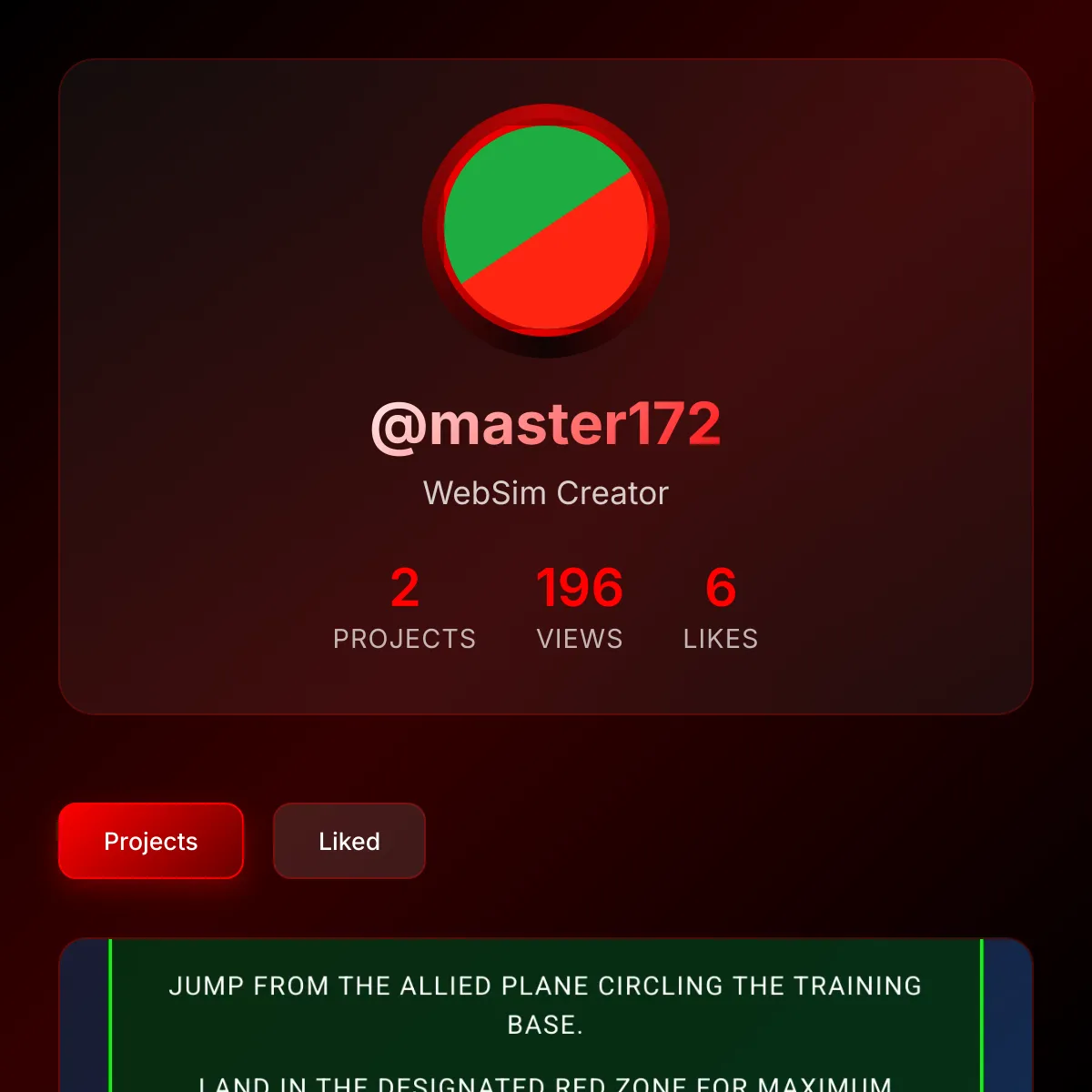 the project is loading